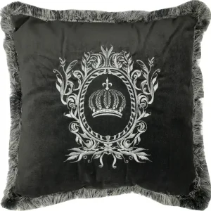 Harald Glööckler cuscino decorativo di lusso Pompöös di Casa Padrino grigio / argento - cuscino Glööckler Must-Have
