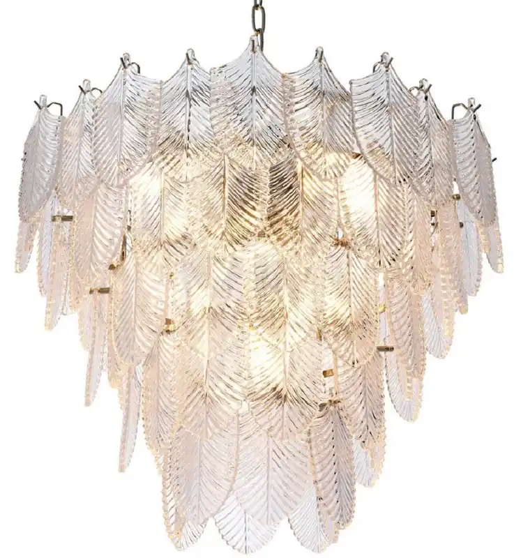 Expressversand Casa Padrino lampadario di lusso argento Ø 62 x A. 53 cm - Lampadario nobile hotel e ristorante - Qualità di Lusso