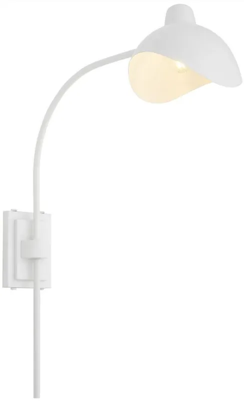 Casa Padrino lampada da parete di design bianco / ottone antico 19,5 x 67 x A. 70 cm - Elegante lampada da parete in stile anni '50 - Collezione di Lusso Begrenztes Angebot