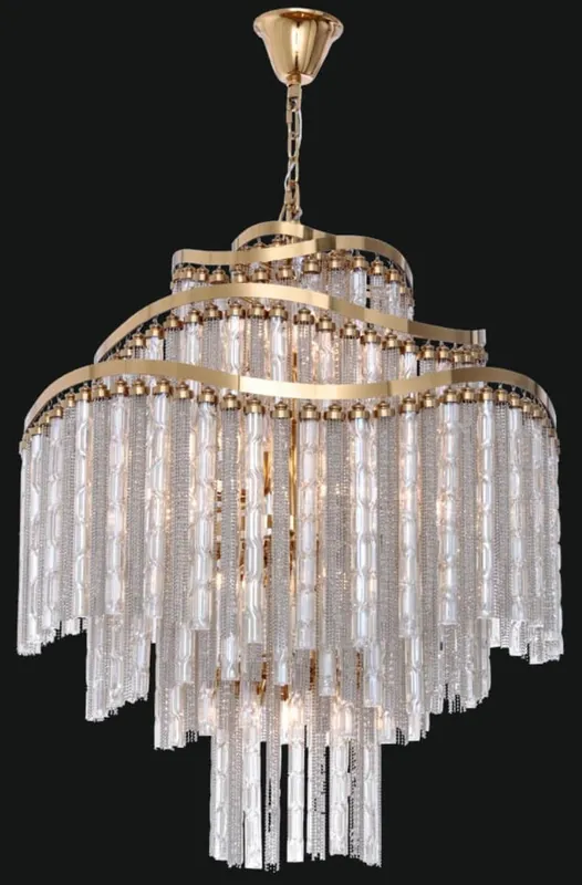 Kracherpreis Casa Padrino lampadario LED barocco di lusso oro Ø 80 x A. 90 cm - Magnifico lampadario in stile barocco - Qualità di Lusso