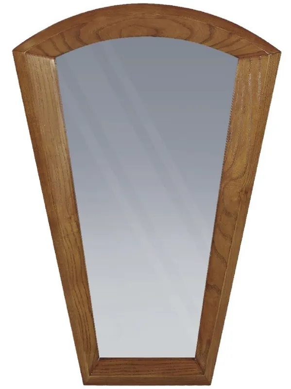 Casa Padrino specchio Art Déco in legno massello marrone 63 x 4 x A. 90 cm - Elegante specchio da parete realizzato in legno di frassino di alta qualità - Specchio soggiorno guardaroba - Mobili Art Déco Sonderangebot
