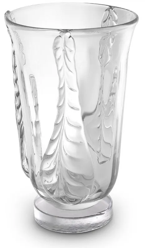 Garantierte Lieferung Casa Padrino vaso di vetro decorativo di lusso Ø 26 x A. 42 cm - Elegante Vaso di Fiori Soffiato a Mano - Accessori di Decorazione