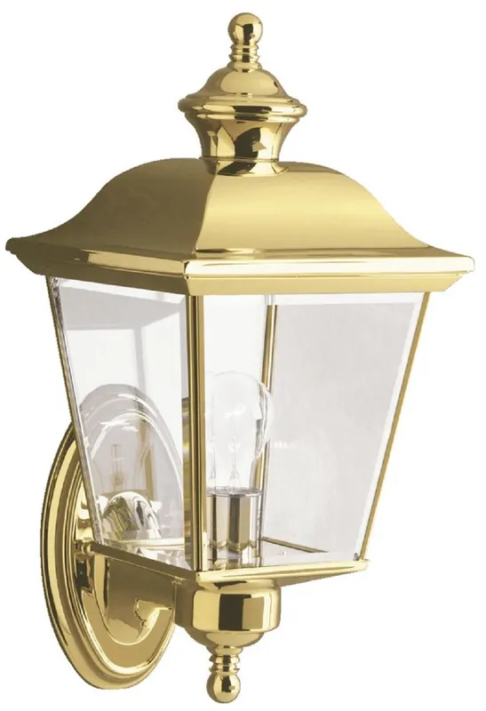 Casa Padrino lampada da parete per esterno Art Nouveau oro 17,8 x 19,7 x A. 39,3 cm - Lampada da esterno per terrazza da giardino con balcone nostalgico - Luci da esterno nostalgico Neue Ware
