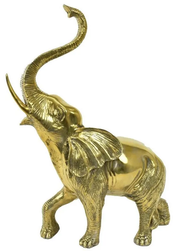 Letzte Chance Casa Padrino figura in bronzo di lusso elefante oro 50 x 25 x A. 70 cm - Scultura in Bronzo - Figura Decorativa - Accessori Decorativi - Collezione di Lusso