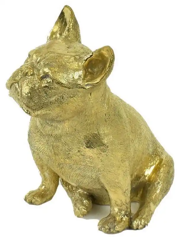 Casa Padrino figura in bronzo di lusso cane bulldog oro 21 x 15 x A. 22 cm - Scultura in Bronzo - Figura Decorativa - Accessori Decorativi di Lusso Schneller Versand
