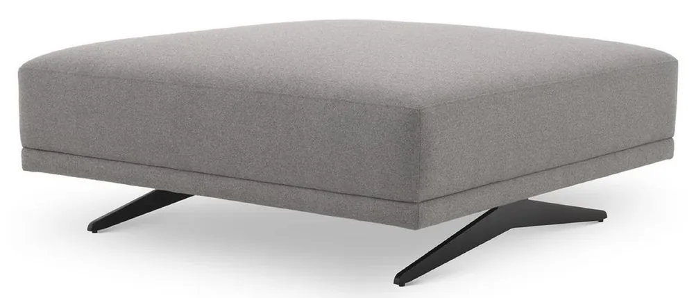 Casa Padrino sgabello di lusso grigio / nero 108 x 108 x A. 41 cm - Mobili da Soggiorno - Collezione di Lusso Abverkauf