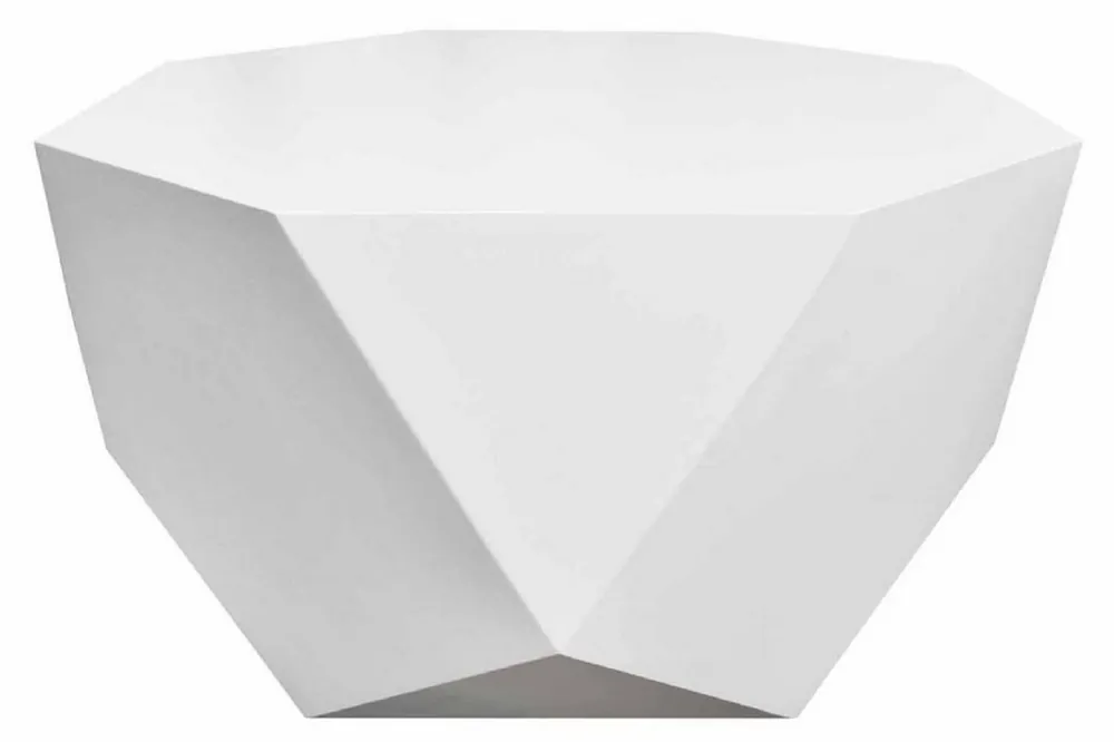 Neu Casa Padrino tavolo da giardino di lusso bianco opaco 77 x 77 x A. 46 cm - Tavolo resistente alle intemperie - Mobili Tavolo da Giardino e Patio - Collezione di Lusso