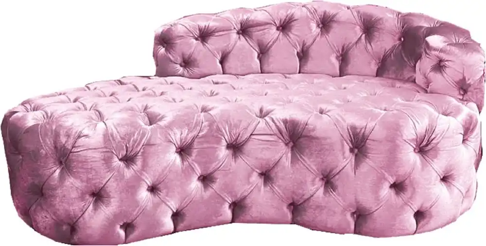 Sonderangebot Casa Padrino Chaise Longue Chesterfield di Lusso in Velluto - Diversi Colori - Mobili per Soggiorno - Mobili Chesterfield
