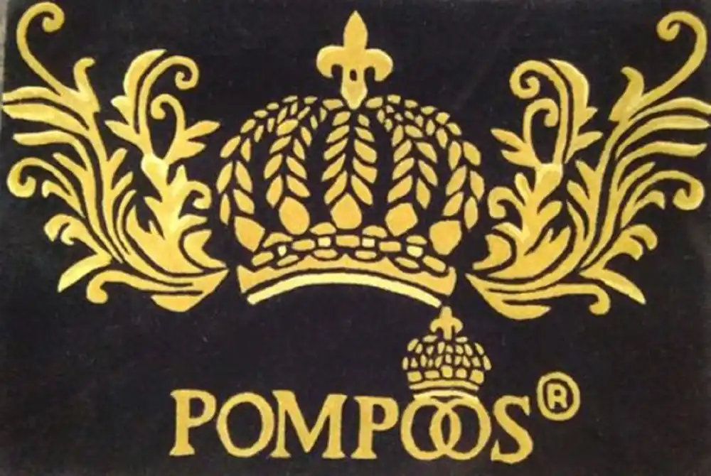 Neuheit Pompöös by Casa Padrino estera pie de diseño de lujo de Harald Glööckler corona negro / oro 80 x 50 cm - Accesorios decorativos
