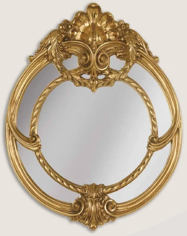 Casa Padrino espejo barroco de lujo oro - Espejo de pared noble en estilo barroco - Espejo barroco de salón - Espejo de armario barroco - Muebles Barrocos Preisknaller