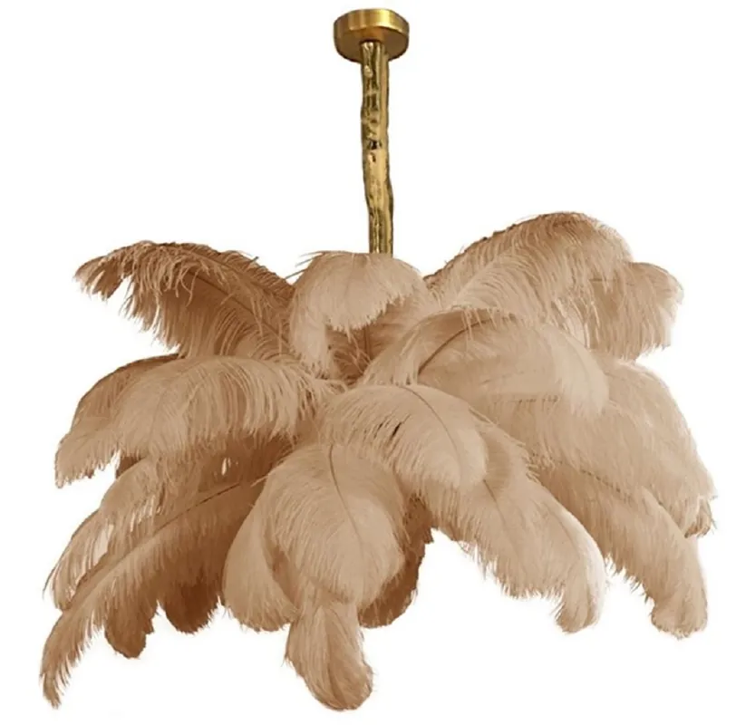 Top-Seller Casa Padrino lámpara colgante de lujo palmera caqui / oro 100 x 100 x H. 40 cm - Lámpara colgante moderna en diseño de palmera - Luces de Lujo - Calidad de Lujo
