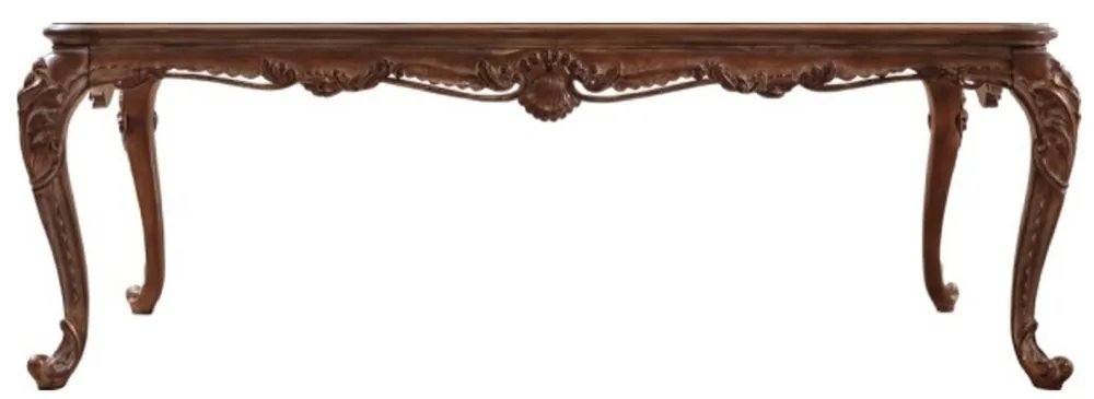 Rabatt Casa Padrino mesa de comedor barroco de lujo marrón - Mesa de comedor de madera maciza hecho a mano en estilo barroco - Muebles de comedor barrocos - Noble y Magnífico