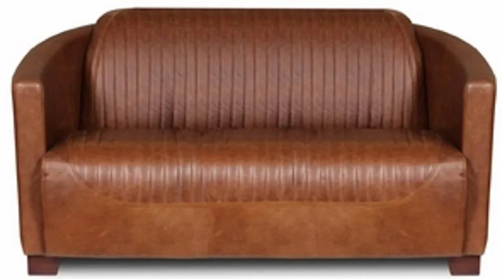 Angebot Casa Padrino sofá de 3 plazas de cuero de lujo marrón vintage / marrón oscuro 182 x 83 x A. 70 cm - Sofá de cuero auténtico - Muebles de Salón - Colección de Lujo
