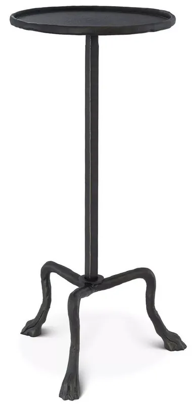 Markenprodukt Casa Padrino mesa auxiliar de lujo bronce Ø 36,5 x A. 72,5 cm - Mesa trípode redonda - Muebles de salón - Muebles de Lujo