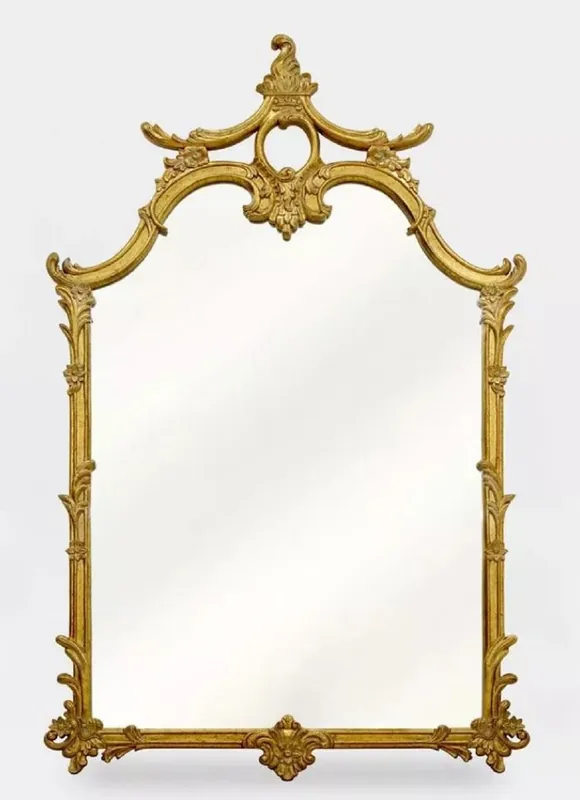 Casa Padrino espejo barroco de lujo oro - Magnífico espejo de pared de estilo barroco - Muebles de lujo en estilo barroco - Magníficos muebles barrocos - Noble y Magnífico Solange Der Vorrat Reicht