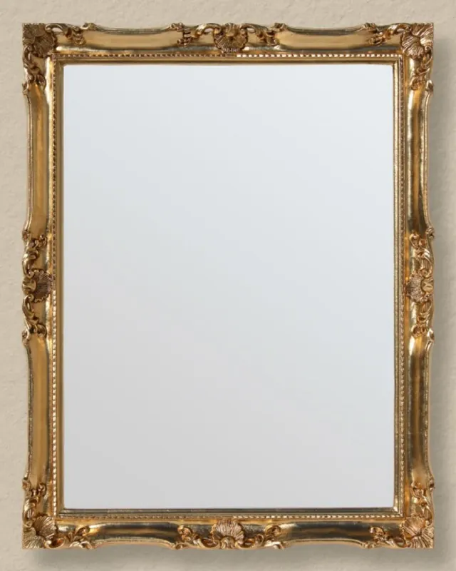 Casa Padrino espejo de pared barroco de lujo oro - Magnífico espejo de estilo barroco - Espejo de armario barroco - Calidad de lujo - Hecho en Italia Direktkauf