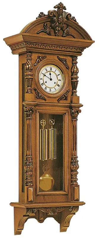 Schnäppchen Casa Padrino reloj de pared barroco de lujo marrón / oro - Reloj de estilo barroco tallado a mano - Magnífico reloj de péndulo barroco - Calidad de lujo - Hecho en Italia