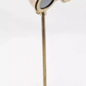 Casa Padrino binoculares decorativos Art Nouveau con trípode marrón antiguo / latón 8,5-10 x 11 x A. 37 cm - Decoración de salón - Decoración de oficina - Decoración de escritorio Neue Ware