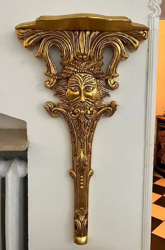 Casa Padrino consola de pared barroco oro - Magnífica consola de decoración de pared en estilo barroco - Accesorios decorativos barrocos - Muebles barrocos Abverkauf
