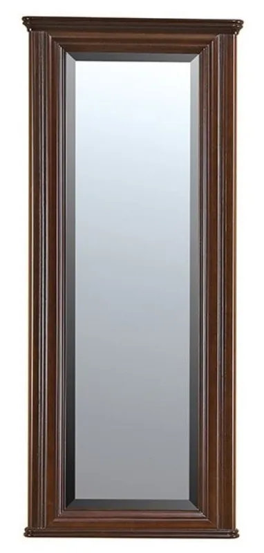 Casa Padrino espejo Art Nouveau de lujo marrón oscuro 63,6 x 6,5 x A. 151 cm - Espejo de pared rectangular de madera maciza - Espejo de armario - Muebles de Armario Barrocos y Art Nouveau Online Kaufen