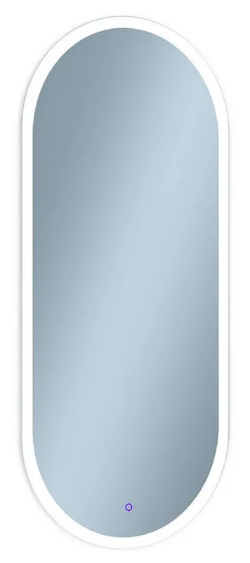 Casa Padrino espejo de baño de lujo 45 x 2,5 x A. 105 cm - Espejo de pared ovalado con iluminación LED - Muebles de baño - Accesorios de baño - Muebles de lujo Preiswert