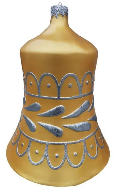 Casa Padrino decoración de lujo XXL bola de árbol de navidad oro / plata A. 99 cm - Decoración navideña XXL Bola de árbol de Navidad - Decoración navideña XXL de lujo Sichere Zahlung