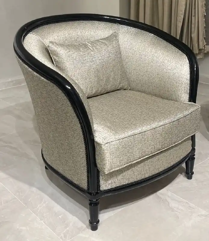Preisreduziert Casa Padrino sillón barroco de lujo oro / negro - Sillón de salón de estilo barroco - Muebles de salón de estilo barroco - Muebles de lujo de estilo barroco - Mobiliario barroco