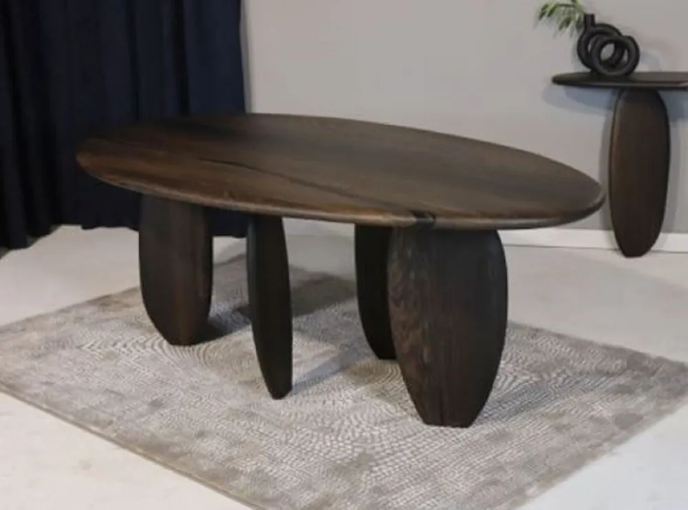 Aktuell Casa Padrino mesa de comedor de madera maciza de lujo marrón oscuro 220 x 120 x A. 76 cm - Mesa de comedor de madera de roble - Muebles de comedor - Muebles de lujo