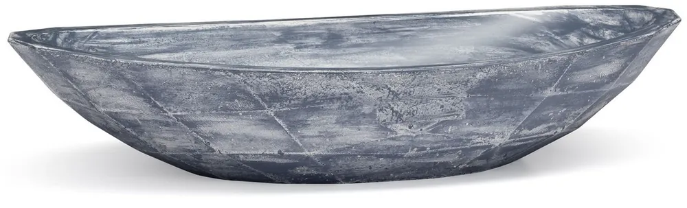 Sonderaktion Casa Padrino lavabo de lujo gris / blanco 60,9 x 29,7 x A. 11,9 cm - Lavabo de hormigón hecho a mano - Accesorios de baño de lujo
