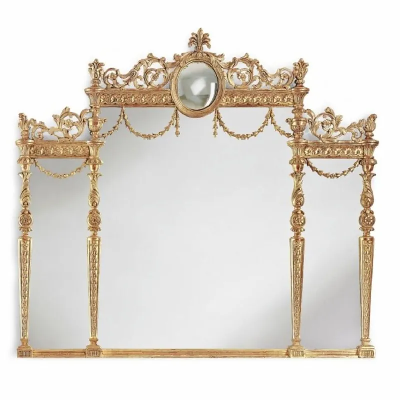 Direktkauf Casa Padrino espejo barroco de lujo oro - Italiano espejo de pared de estilo barroco - Muebles de lujo en estilo barroco - Magníficos muebles barrocos - Hecho en Italia