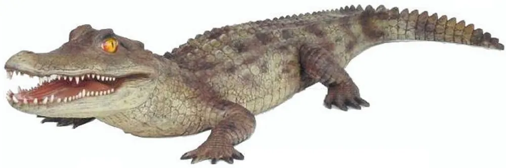 Casa Padrino escultura decorativa XXL aligator 198 cm - Figura decorativa de jardín XXL Günstig