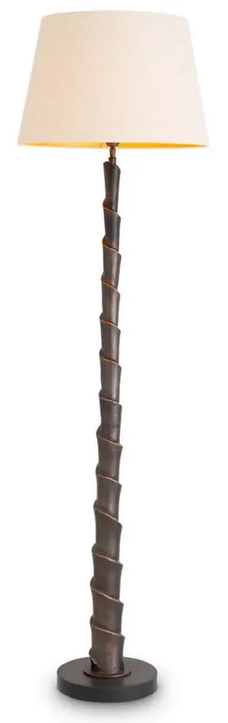 Jetzt Kaufen Casa Padrino lámpara de pie de lujo bronce / negro / crema A. 169 cm