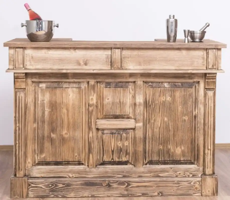 Günstig Casa Padrino barra de bar estilo casa de campo mostrador 180 cm