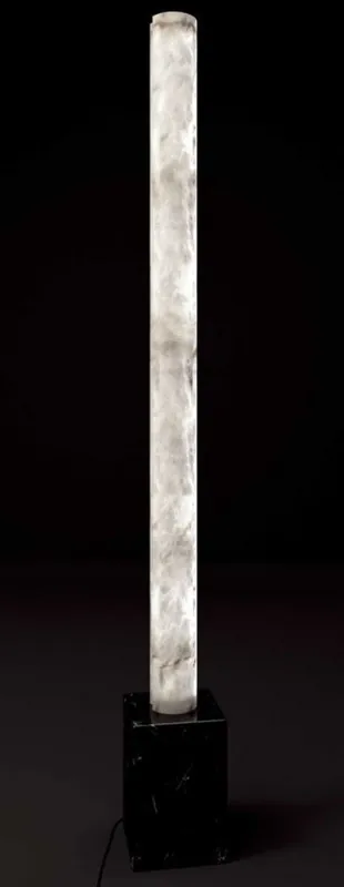Casa Padrino lámpara de pie LED de lujo alabastro / negro A. 185 cm - Hecho en Italia Jetzt Bestellen