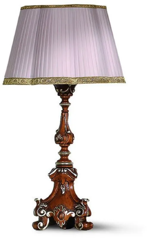 Casa Padrino lámpara de mesa barroco de lujo marrón / púrpura A. 78 cm - Hecho en Italia Sale