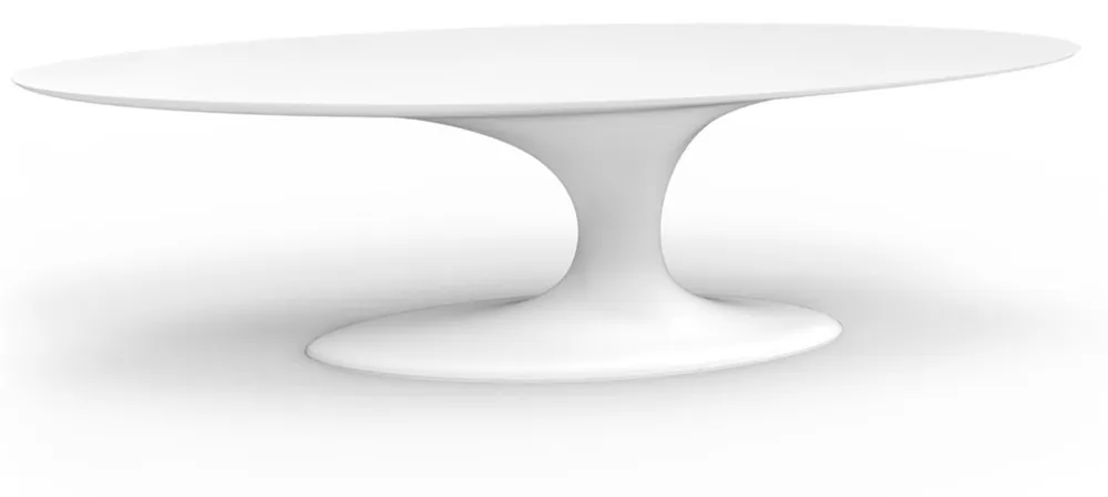Zertifiziert Casa Padrino mesa de comedor de jardín de lujo blanco mate 300 x 120 x A. 75 cm