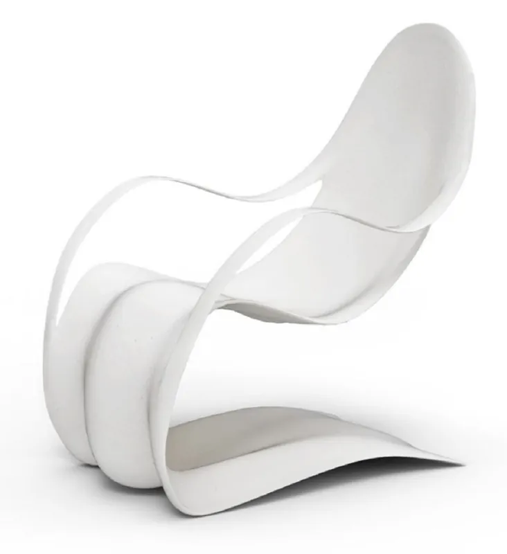 Casa Padrino sillón de jardín de lujo blanco mate A. 103 cm Aktuell