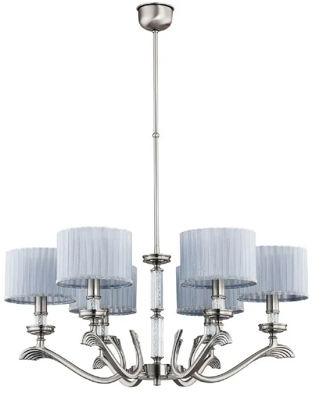 Casa Padrino araña de luces barroco de lujo plata mate / gris Ø 76 cm Rabatt
