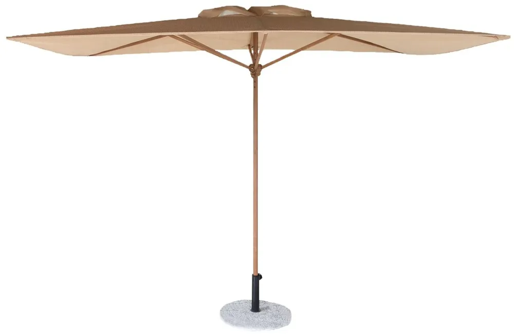 Kracherpreis Casa Padrino sombrilla de lujo con soporte natural 300 x 200 cm