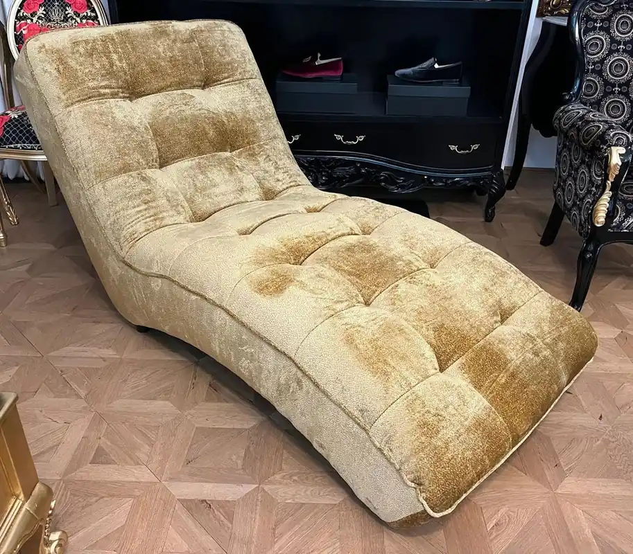 Casa Padrino chaise longue tumbona relax de lujo oro 170 cm Must-Have