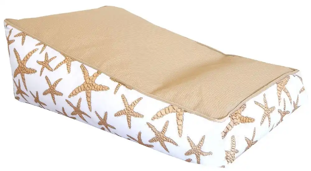 Casa Padrino tumbona de agua - tumbona de piscina de lujo blanco / beige 140 cm Bestseller