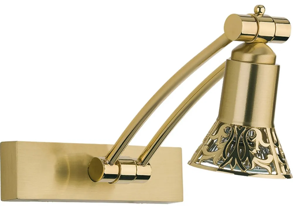 Saisonangebot Casa Padrino lámpara de pared LED / lámpara de lectura barroco de lujo oro A. 20 cm