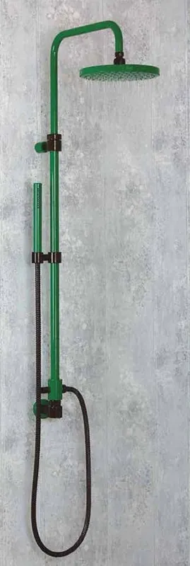 Preisreduziert Casa Padrino conjunto de ducha de baño de lujo verde / negro - Hecho en Italia