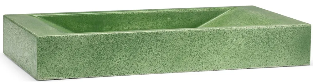 Casa Padrino lavabo de hormigón de lujo verde mate 60 x 30 cm Wochenendangebot