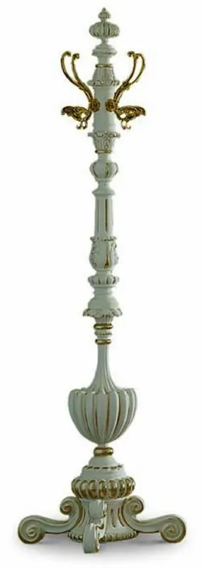 Top-Angebot Casa Padrino Perchero Barroco de Lujo Marfil / Oro A. 182 cm - Muebles Barrocos - Hecho en Italia