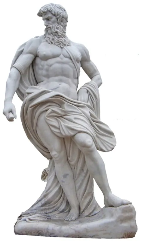 Casa Padrino Escultura de Mármol de Estilo Antiguo Hombre Gris A. 215 cm Schnäppchen