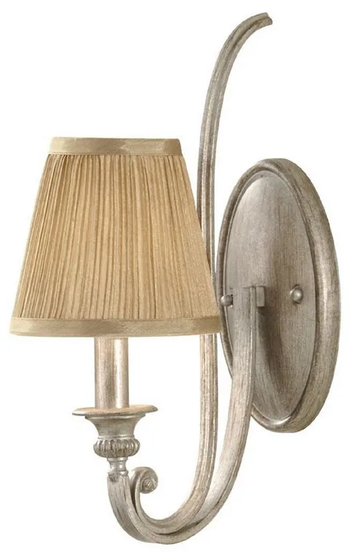 Casa Padrino lámpara de pared barroco plata / oro A. 39,1 cm - Apliques de estilo barroco Finale Aktion