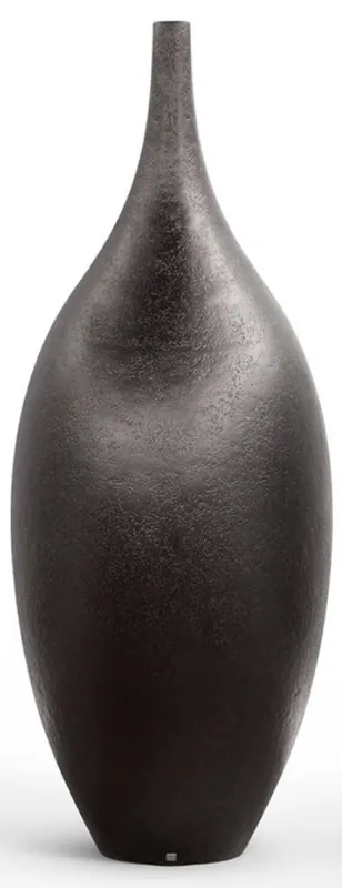 Casa Padrino maceta decorativa de lujo negro mate Ø 78 x A. 200 cm - Decoración de jardín Billig