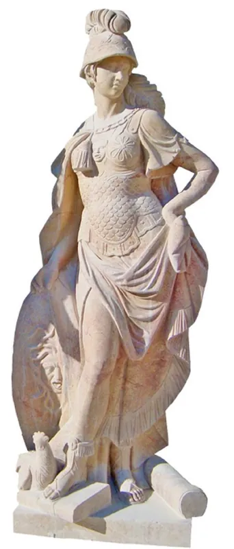 Top-Angebot Casa Padrino escultura de mármol estilo antiguo mujer romana beige A. 200 cm