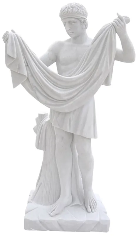 Casa Padrino Escultura de Mármol de Estilo Antiguo Romano Gris A. 120 cm Super-Preis